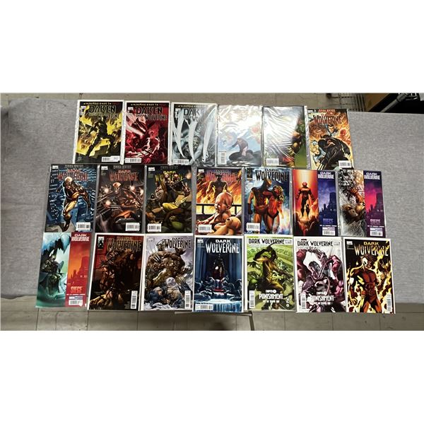 (20) MARVEL DARK WOLVERINE COMIC BOOKS