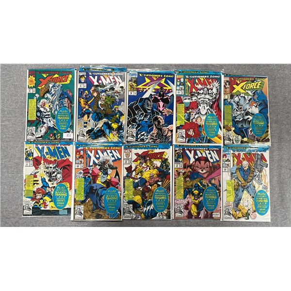 (12) MARVEL X-MEN & X-FORCE COMIC BOOKS
