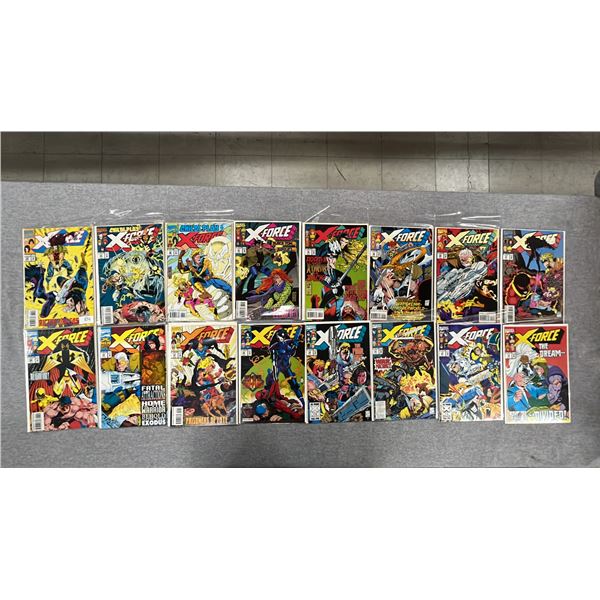 (16) MARVEL X-FORCE COMIC BOOKS