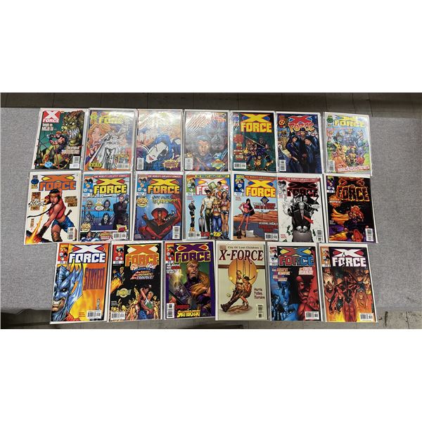 (20) MARVEL X-FORCE COMIC BOOKS