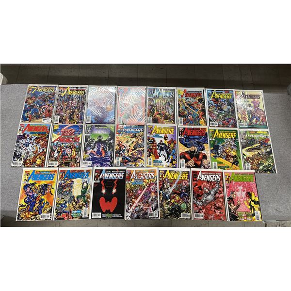 (23) MARVEL THE AVENGERS COMIC BOOKS; COMPLETE RUN #1-23
