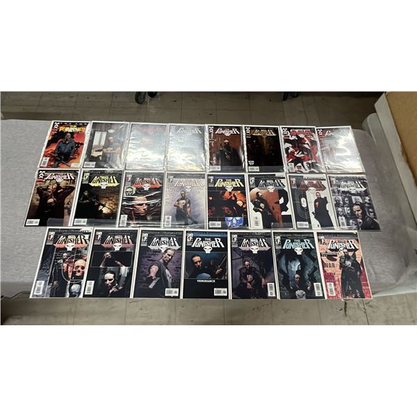 (22) MARVEL KNIGHTS & MAX COMICS THE PUNISHER COMIC BOOKS