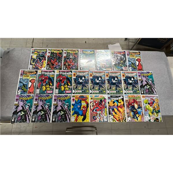 (21) MARVEL SPIDER-MAN COMIC BOOKS