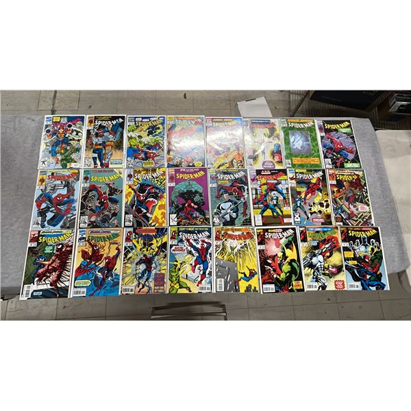(24) MARVEL SPIDER-MAN COMIC BOOKS