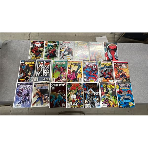 (20) MARVEL SPIDER-MAN COMIC BOOKS
