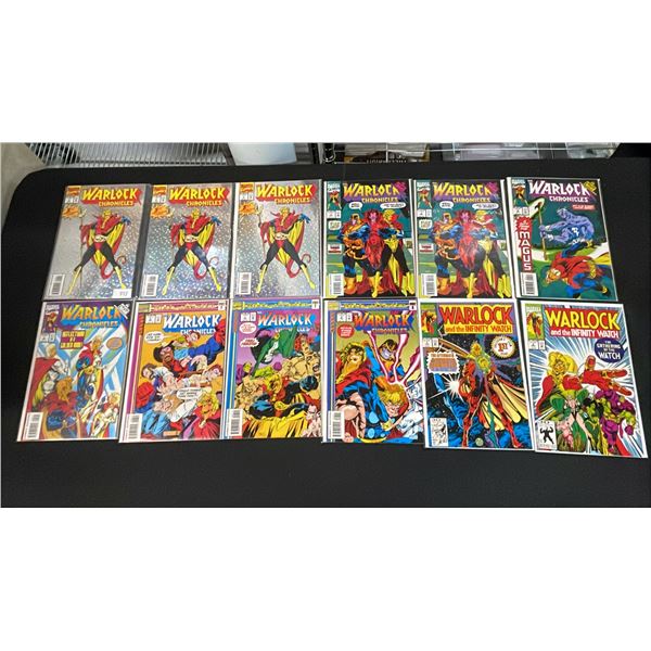 (16) MARVEL WARLOCK COMIC BOOKS