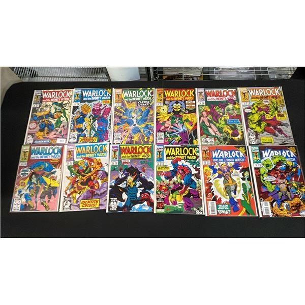 (19) MARVEL WARLOCK AND THE INFINITY WATCH COMIC BOOKS; #8-25, #28