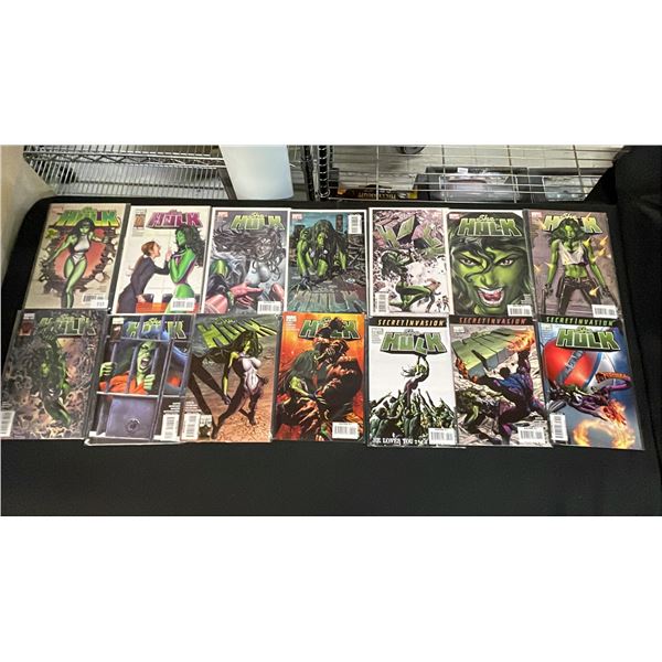 (22) MARVEL SHE-HULK COMIC BOOKS