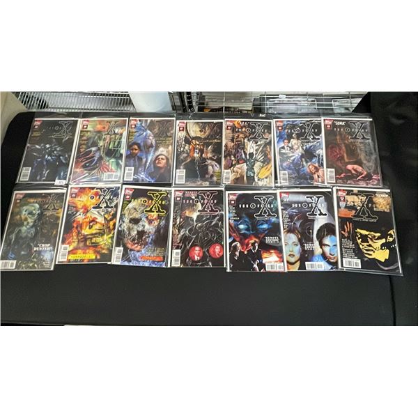 (15) TOPPS THE X-FILES COMIC BOOKS