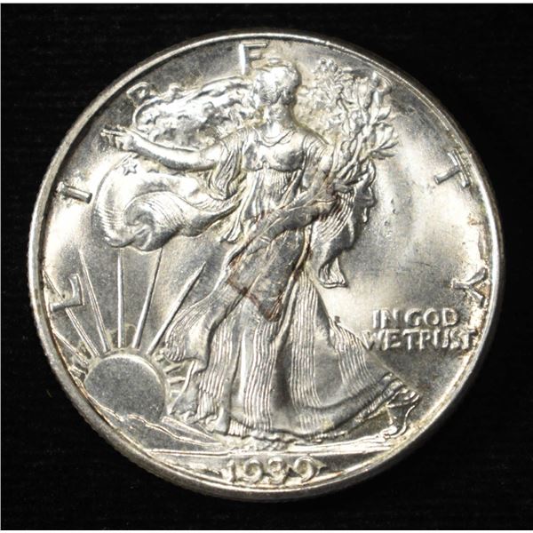 1939-D WALKING LIBERTY HALF CH BU