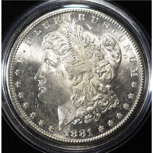 1881-S MORGAN DOLLAR BU