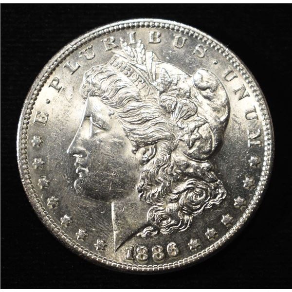 1886-S MORGAN DOLLAR BU