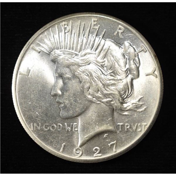 1927 PEACE DOLLAR CH/GEM BU