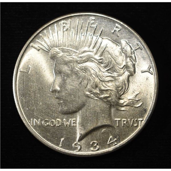 1934 PEACE DOLLAR CH BU