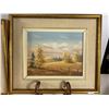 Image 2 : Pair of Vintage Autumn Prairie Landscape Paintings by Hans Dohrn