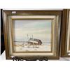 Image 3 : Pair of Vintage Prairie Homestead Paintings Signed Regan
