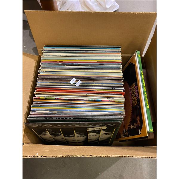 Large Assorted Lot of Vintage Vinyl LP Records - Mixed Artists