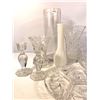 Image 3 : Vintage Cut Crystal Bowls, Vases & Candleholders - Mixed Lot