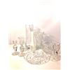 Image 4 : Vintage Cut Crystal Bowls, Vases & Candleholders - Mixed Lot