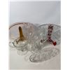Image 1 : Vintage Glass & Crystal Mixed Lot - Platters, Vases & Tableware