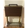 Image 1 : Set of Folding TV Trays with Rolling Stand