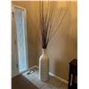 Image 1 : Large Floor Vase with Decorative Branches