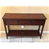 Image 2 : Wooden Console Table with Three Drawers