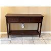 Image 3 : Wooden Console Table with Three Drawers