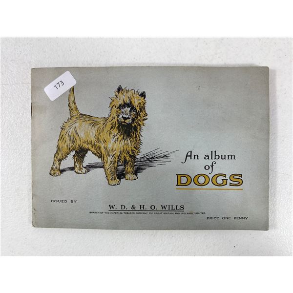 W.D. & H.O. Wills “An Album of Dogs” – Complete Vintage Cigarette Card Bo