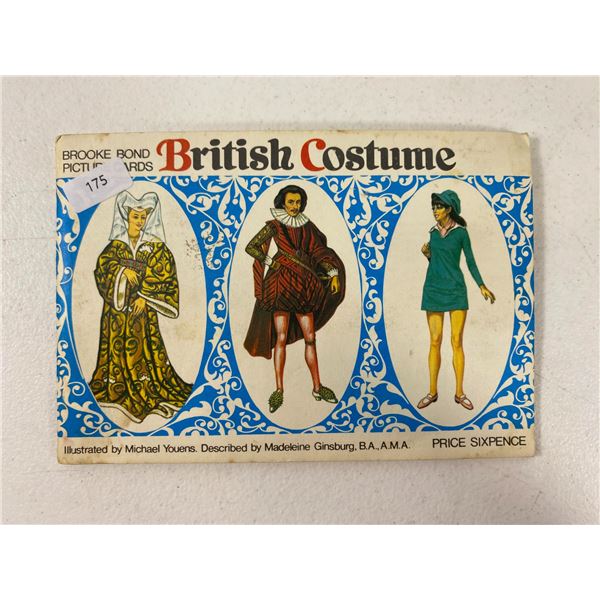 Brooke Bond “British Costume” – Complete Picture Card Album