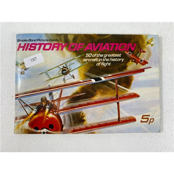 Brooke Bond Picture Cards “History of Aviation” – Complete – 50