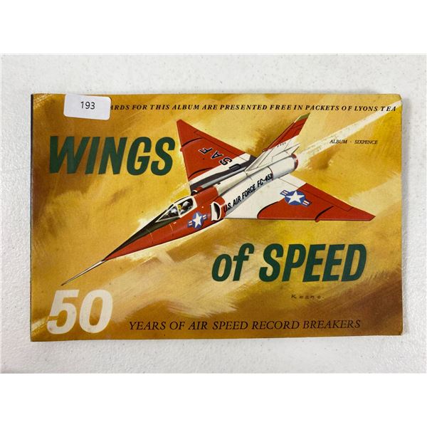 Lyons Tea “Wings of Speed” – Complete – 50 Years of Air Speed Re