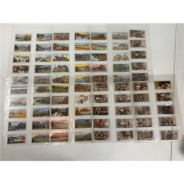 Large Lot of Vintage Cigarette Cards – Landscapes & Trades