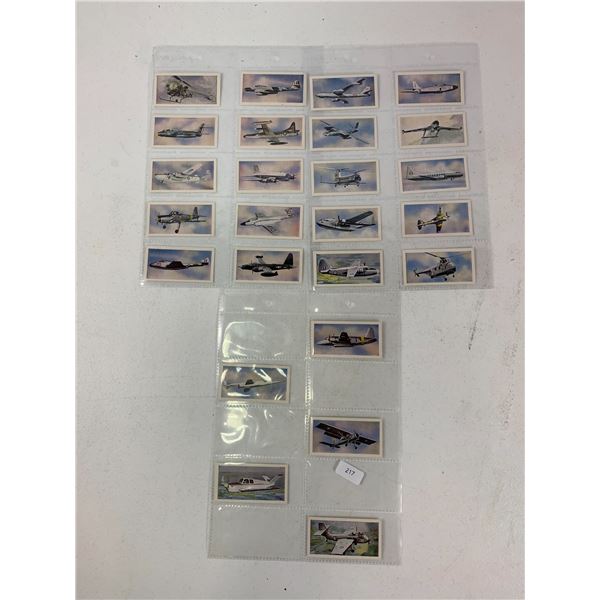 Vintage Aircraft Cigarette Cards – Assorted Planes