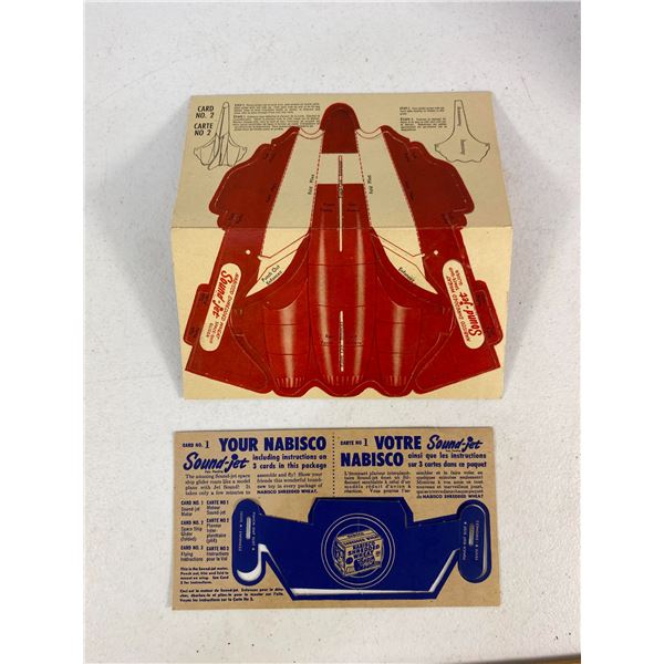 Nabisco Sound Jet Punch Out Card Set
