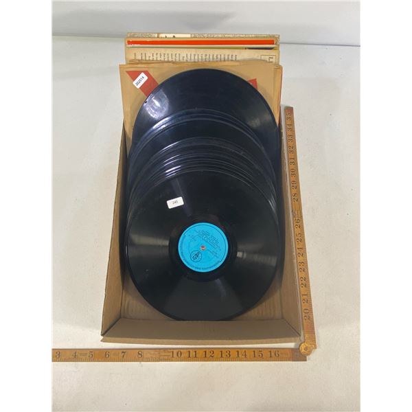 Box Lot of Vintage 78 RPM Records