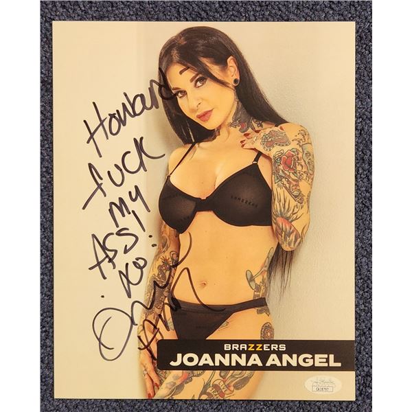 Joanna Angel signed 8” x 10” color photo with JSA
