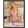 Image 1 : Britney Amber signed 8.5” x 11” color photo, JSA