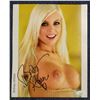 Image 1 : Britney Amber signed 8” x 10” color photo with JSA authentication (3)