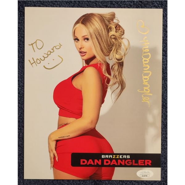 Dan Dangler signed 8” x 10” color photo with JSA