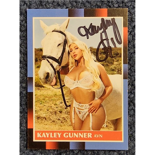 Kayley Gunner signed Trading Card with JSA (3)