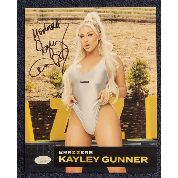 Kayley Gunner signed 8” x 10” color photo with JSA (6)