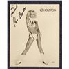 Image 1 : Houston signed 8” x 10” black and white photo with JSA authentication.