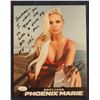 Image 1 : Phoenix Marie signed 8” x 10” color photo with JSA authentication and photo proof.