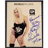 Image 1 : Michelle McLaren signed 8” x 10” color photo with JSA authentication and photo pro