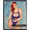 Image 1 : Abigaiil Morris signed 8” x 10” color photo with JSA authentication and photo proo
