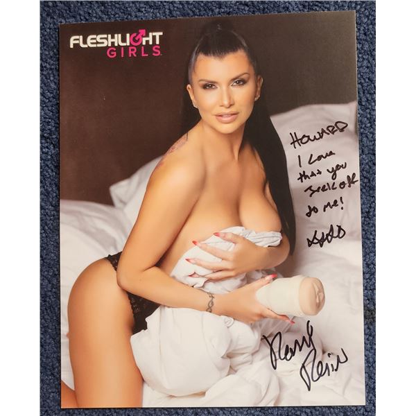 Romi Rain signed 8.5” x 11” color photo with JSA authentication and photo proof.