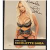 Image 1 : Nicolette Shea signed 8” x 10” color photo with JSA authentication and photo proof