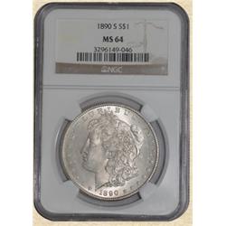 1890-S Morgan $ MS64 NGC