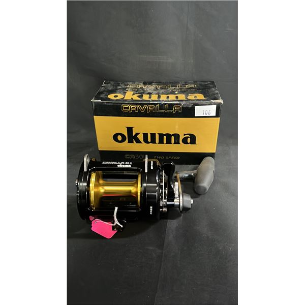 *NEW* OKUMA CAVALLA 2-SPEED LEVER DRAG REEL CA30II